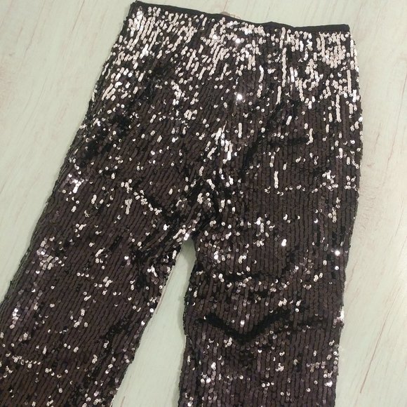 Sadey With Love Black Sequin Pants - Size 5 NWT - Picture 10 of 10